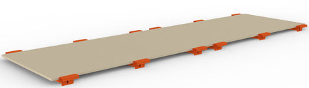 META Spanplattenboden 19 mm, mit abgesetzter Tiefenauflage, für Multipal Palettenregale - 20077725