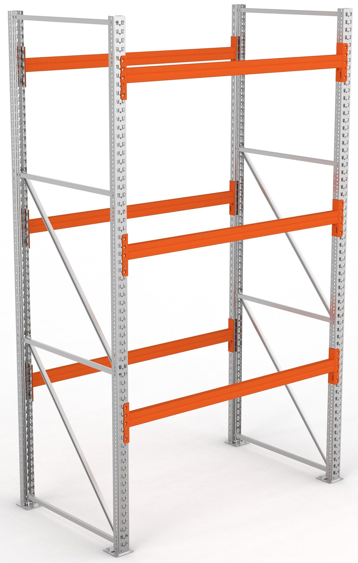 META Multipal Palettenregal, Grundfeld, 4 Ebenen