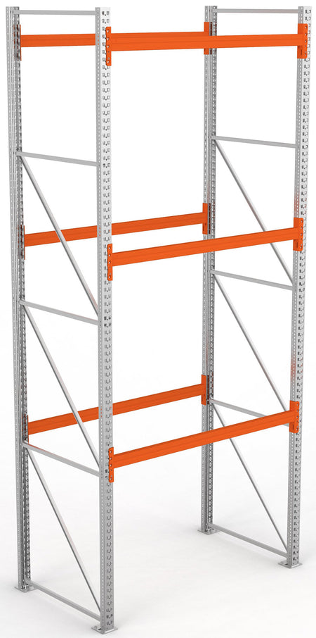 META Multipal Palettenregal, Grundfeld, 4 Ebenen