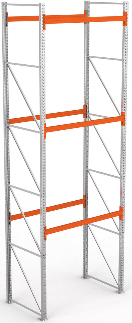 META Multipal Palettenregal, Grundfeld, 4 Ebenen