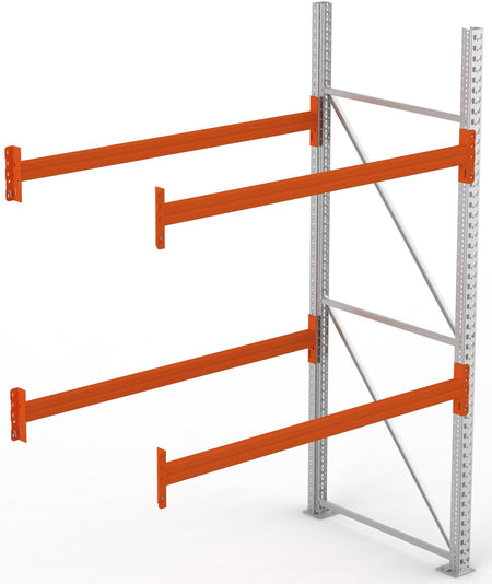 META Multipal Palettenregal, Anbaufeld, 3 Ebenen